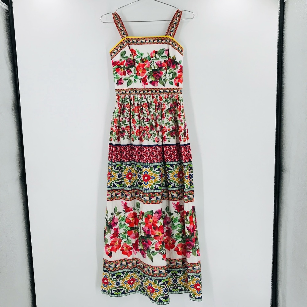 Antonio Melani Natasha Floral Boho Maxi Dress Size 0